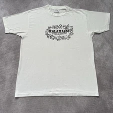 Vintage 90s Kalamazoo Shirt Size XL Single Stitch People Zoo Michigan