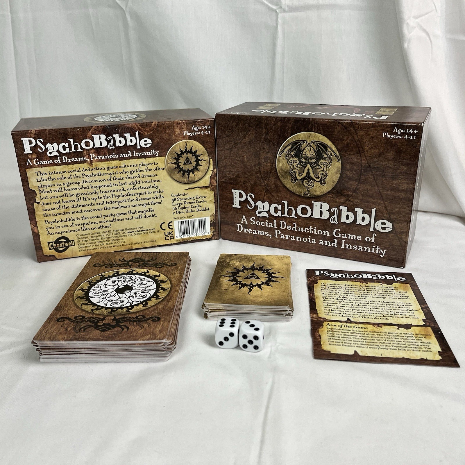 PsychoBabble A Social Deduction Game Card Game Cheatwell Games