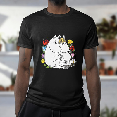 MOOMINS T-Shirt | Märchen Nilpferd Tee | Schwedisch Finnisch Kinder Comic Top