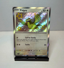 Pokemon TCG Pidgey 196/091 SV Paldean Fates Holo Shiny Rare English 50 HP on eBay