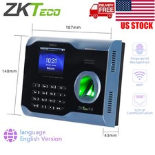 ZKTeco U160 TCP/IP WIFI 3" Screen Fingerprint Face Recognition Time Attendance