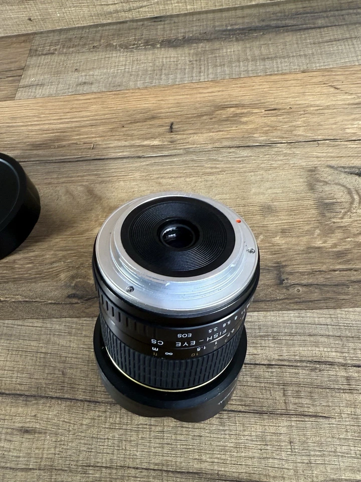 USED Opteka Fisheye CS 6.5mm F/3.5 UltraWide Angle Aspherical Lens For Canon EOS - Image 4 of 4