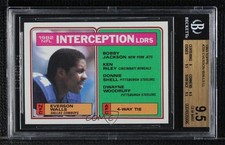 1983 Topps Everson Walls #206 BGS 9.5 GEM MINT uk2