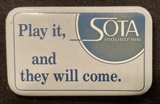 SOTA Turntables Pin From Early 1990s CES, Rare 