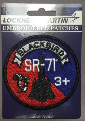 USAF Lockheed Martin SR-71 Blackbird 3+ licensed patch