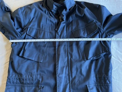 Rag & Bone mens size 40R cotton blue military field jacket, excellent. image 6