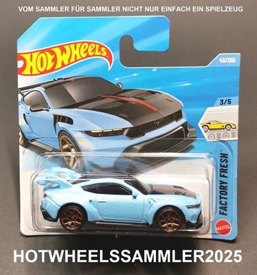 HOT WHEELS ''FORD MUSTANG GTD'' FARBE BLAU FACTORY FRESH OVP UNGEÖFFNET!