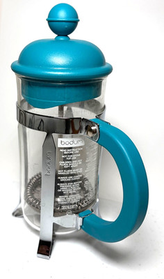 Bodum Caffettiera 12 oz French Press Coffee Maker w/Chrome-Plated Steel Frame