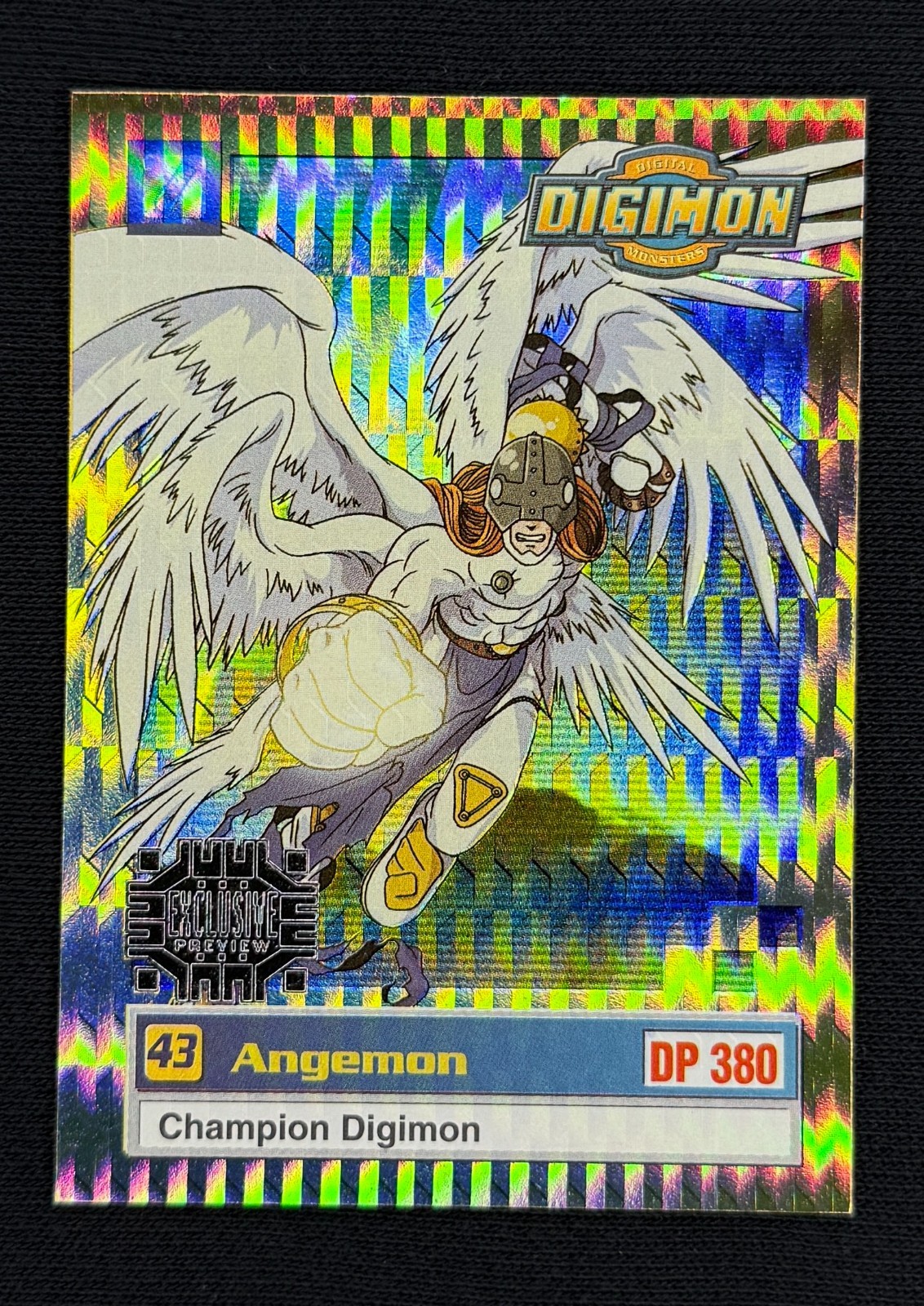 ANGEMON **Exclusive Holo Foil** (NM/LP) - Digimon CCG 33 of 34 - Champion