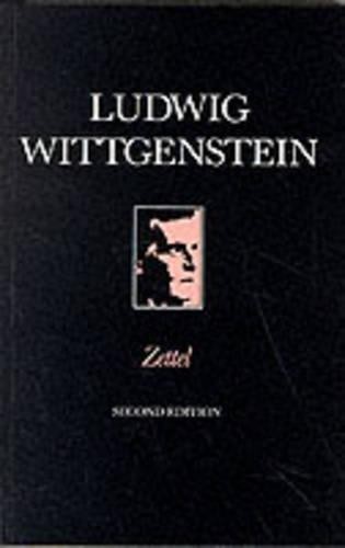Zettel 2e (Open University Set Books) - Wittgenstein, Ludwig