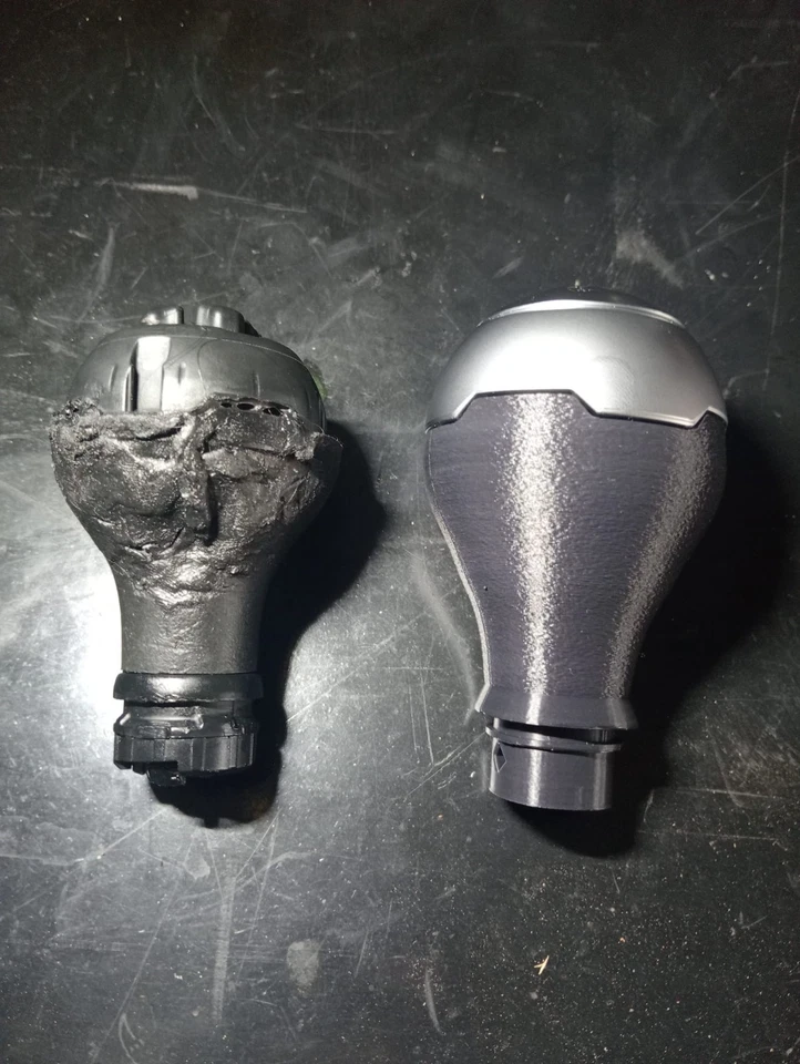 Pomello cambio Alfa Romeo Giulia 2015 - 156123627 gear knob parte nera con guida - Image 3 of 4