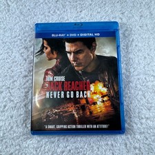 Jack Reacher: Never Go Back Blu-ray and DVD Tested Working with Case