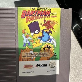 The Simpsons: Bartman Meets Radioactive Man For Nintendo Nes (Pal) Complete