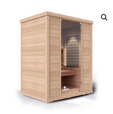 Sunlighten Amplify III Full Spectrum Infrared Sauna 3 Person Eucalyptus