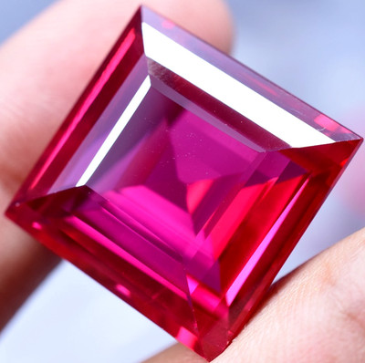 Extremely Rare & Natural 55.38 Ct SUNRISE RUBY GGL Certified Loose Gemstone