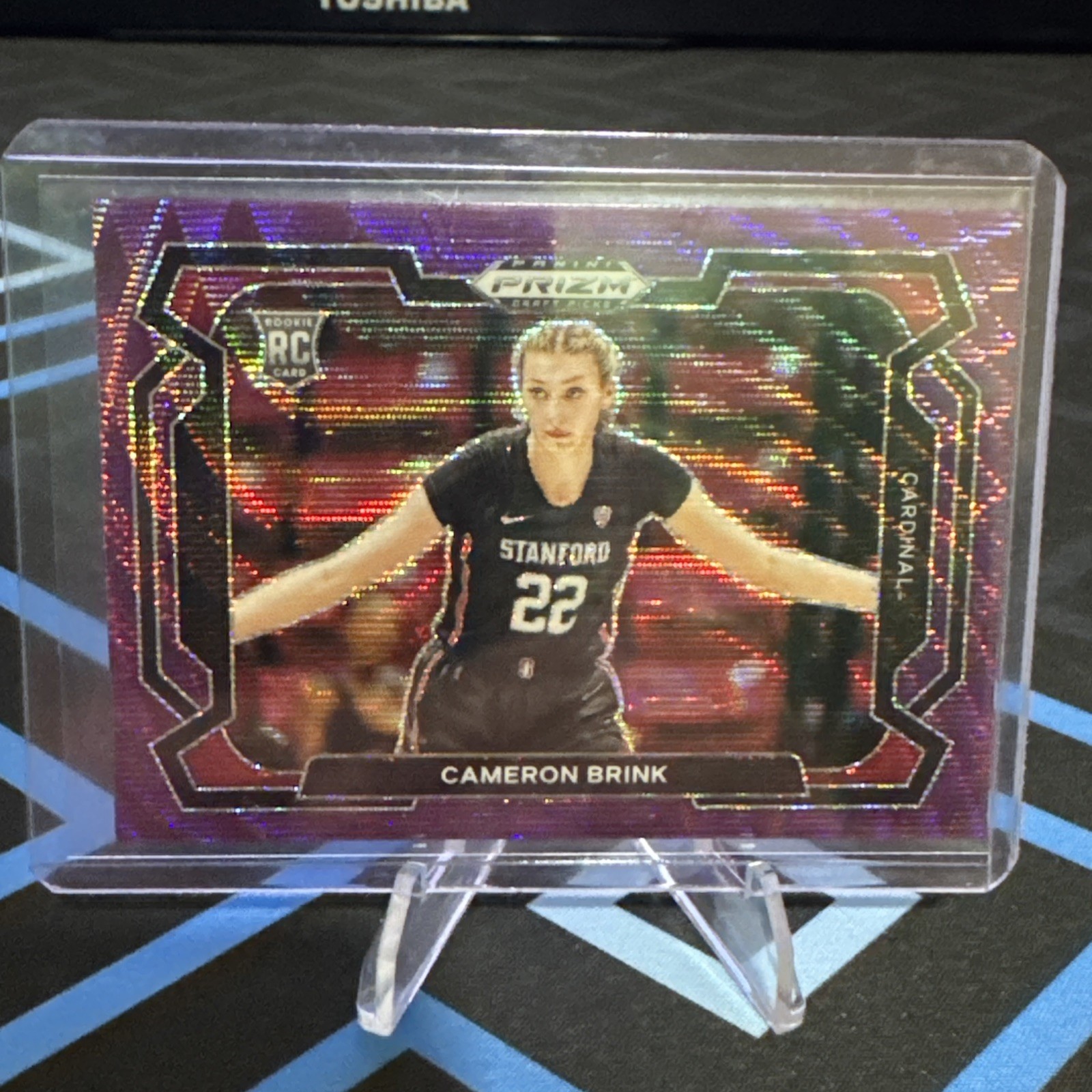 2024 Prizm Draft Picks - Cameron Brink #89 Purple Wave Prizm Variations (RC)