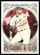 2022 Topps Allen & Ginter - Pitching A Gem Max Scherzer #PAG-8