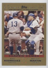 2007 Topps Update Classic Combo Gold 800/2007 Alex Rodriguez Russell Martin fm0