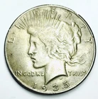 *1935 S PEACE DOLLAR* *TOUGH DATE* NR #G3829