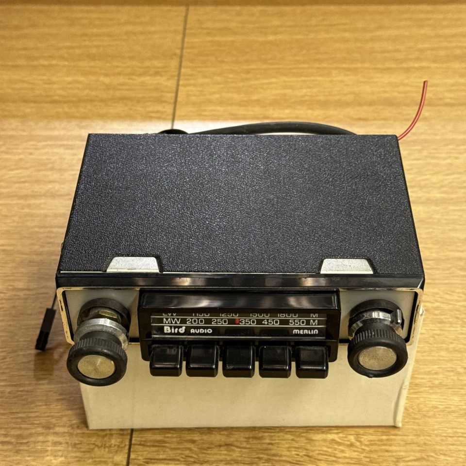 Bird Audio Chrome Classic Car Push Button Radio 1960’s Early 1970’s - Image 3 of 4