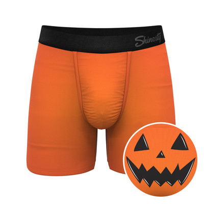 Shinesty ''The Good Gourd'' Jack O' Lantern Ball Hammock  Boxer Briefs (No Fly)