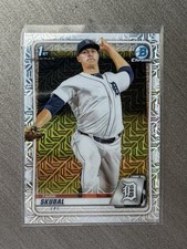 2020 Bowman Chrome Mega Box #BCP-108 Tarik Skubal 1st Bowman Mojo Refractor