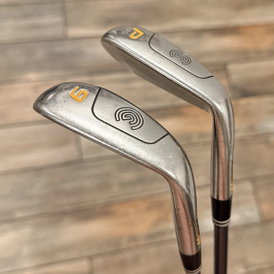 Cleveland HiBore 9 Iron 41° & PW 45° Hybrid Iron Senior A Flex Graphite Shaft LH - Image 2 of 4