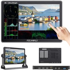 FEELWORLD LUT11S 10.1 Inch 2000Nits DSLR Camera Field Monitor w/ U-Shape Bracket