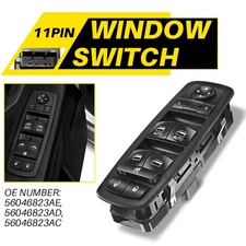 Front Driver Side Window Switch For 16-2018 1500 Ram 2500 3500 4500 56046823AE H