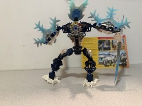 3 LEGO Bionicles: Gelu (8988), Metus (8976), Atakus (8972)