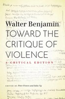 Toward The Critique Of Violence | A Critical Edition | Walter Benjamin | Buch