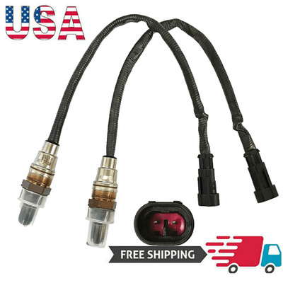 For HARLEY Touring Softail DYNA pair of O2 Oxygen Sensors 27683-07 good used 2pc