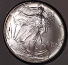 1995 American Eagle Walking Liberty Silver Dollar Coin - 1oz Fine Silver T306