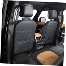 Seat Back Protector Large Capacity Pocket Storage Organizer,Preventing Black