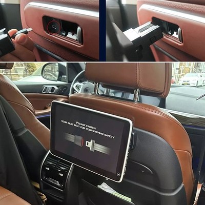 Car Screen Headrest Monitor Support Wifi,Mobile Hotspot,SIM Card For BMW X7 2021