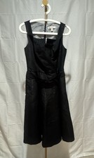 Isaac Mizrahi for Target Black cocktail style fit-and-flare midi dress size 6