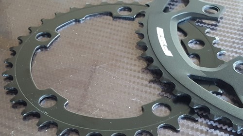 (Set di 2) Anelli Catena COMPATTI FSA PRO (34+50t) 10/11s Bici da Strada Shimano NUOVI - Foto 7 di 7