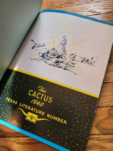 The 1940 Cactus Texas numero letteratura annuario Università del Texas Austin - Foto 4 di 9