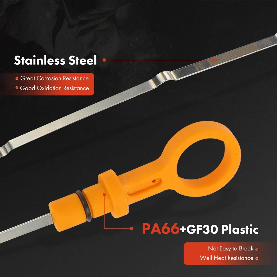 Varilla de medición de nivel de aceite del motor para Nissan Versa 2013-2019 Versa Note 2014-2019 1,6 L Foto 2 de 4