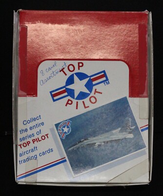 1989 Top Pilot March 1 Edition 33 Sealed Packs w/ Display Box 