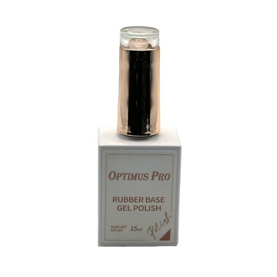Optimus Pro Rubber Base Gel Polish soak off UV/LED 15ml/0.5oz Set 3-19