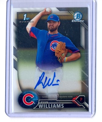 2016 Bowman Chrome Baseball Rookie RC 1st Autograph Auto Ryan Williams