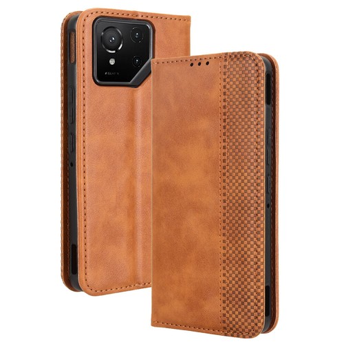 For Asus ROG Phone 9 Pro, Luxury Retro Flip Leather Wallet Stand Cover Case - Picture 24 of 25