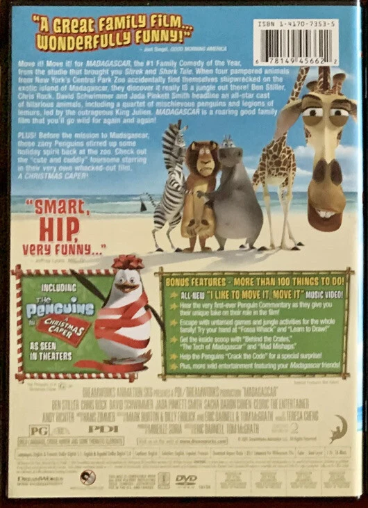3 DVD Lot: Madagascar & The Wild, EUC And Ice Age: The Meltdown, NWT -MSRP:  $45 - Image 4 of 4