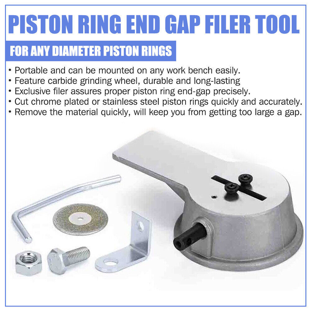 Piston Ring Gap Filer Tool Filing Ring Gaps Rotate Gapping Grinder Ring