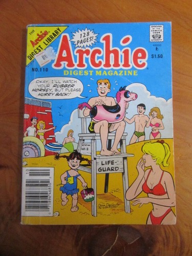 THE ARCHIE DIGEST LIBRARY ARCHIE DIGEST NO. 110 * GREAT * MUST SEE ***