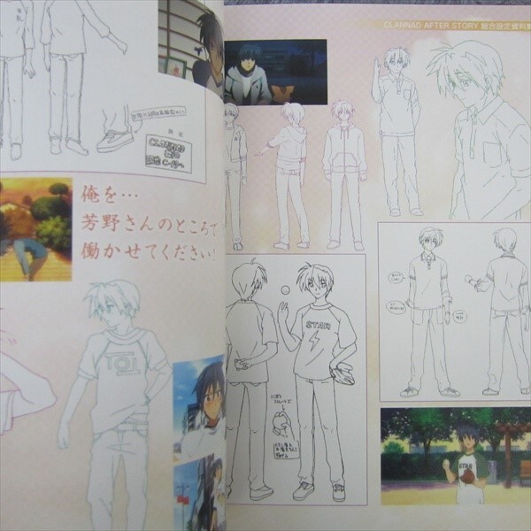 CLANNAD AFTER STORY Art Set KEY Lot of 7 Book in Case Japan Ltd