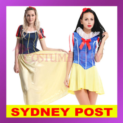 Snow White Cinderella Inspired Princess Costume Holloween Fairytale Fancy Dress