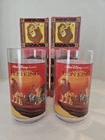 2 Vintage Burger King/Coke Disney Classic Plastic Lion King Glasses 1994 BNIB