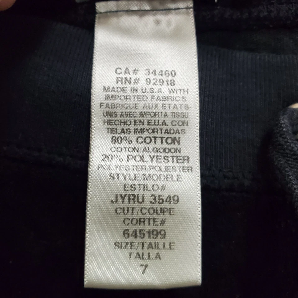 Juicy Couture Girl's Y2K Black Glitter Spell Out Dog Print Velour Track Pants 7 - Image 4 of 4